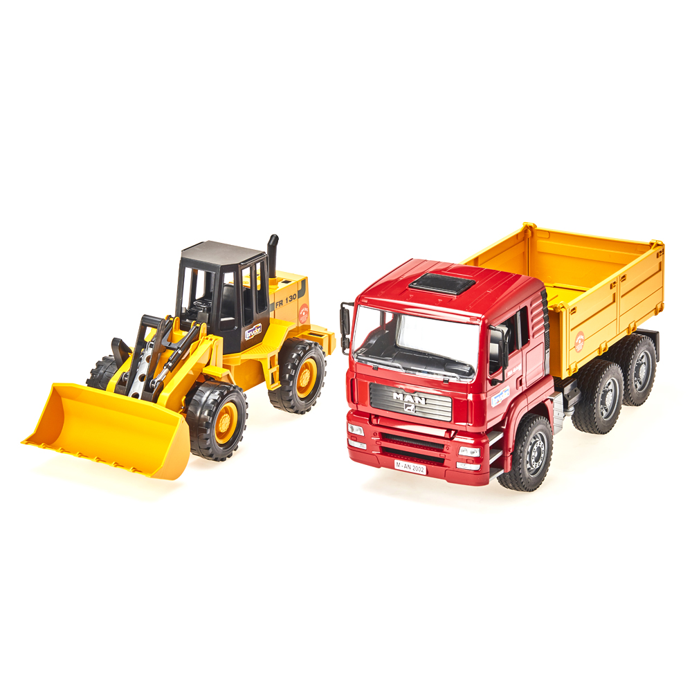 MAN 트럭과 로더