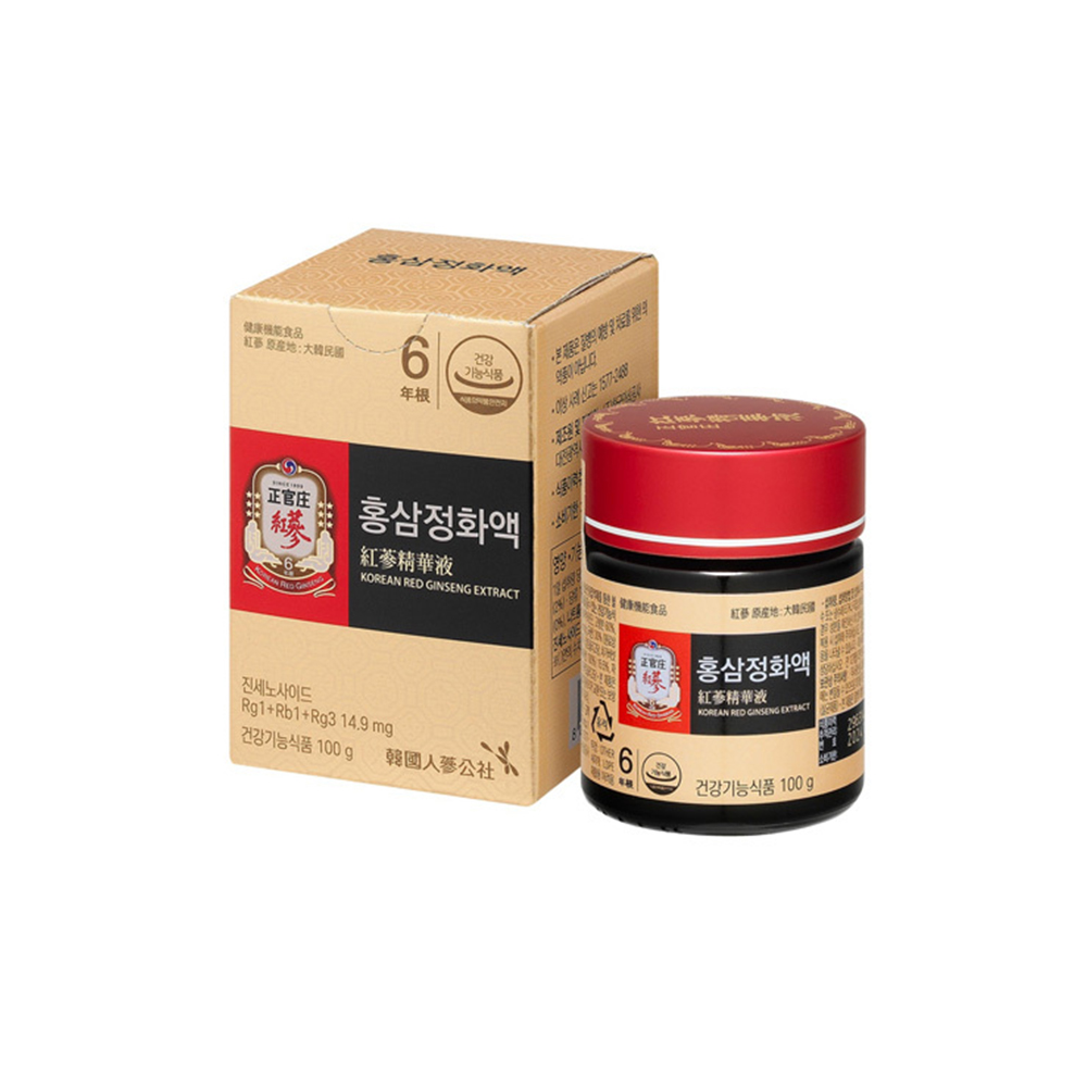 홍삼정화액 6년근홍삼농축액 100g + 쇼핑백