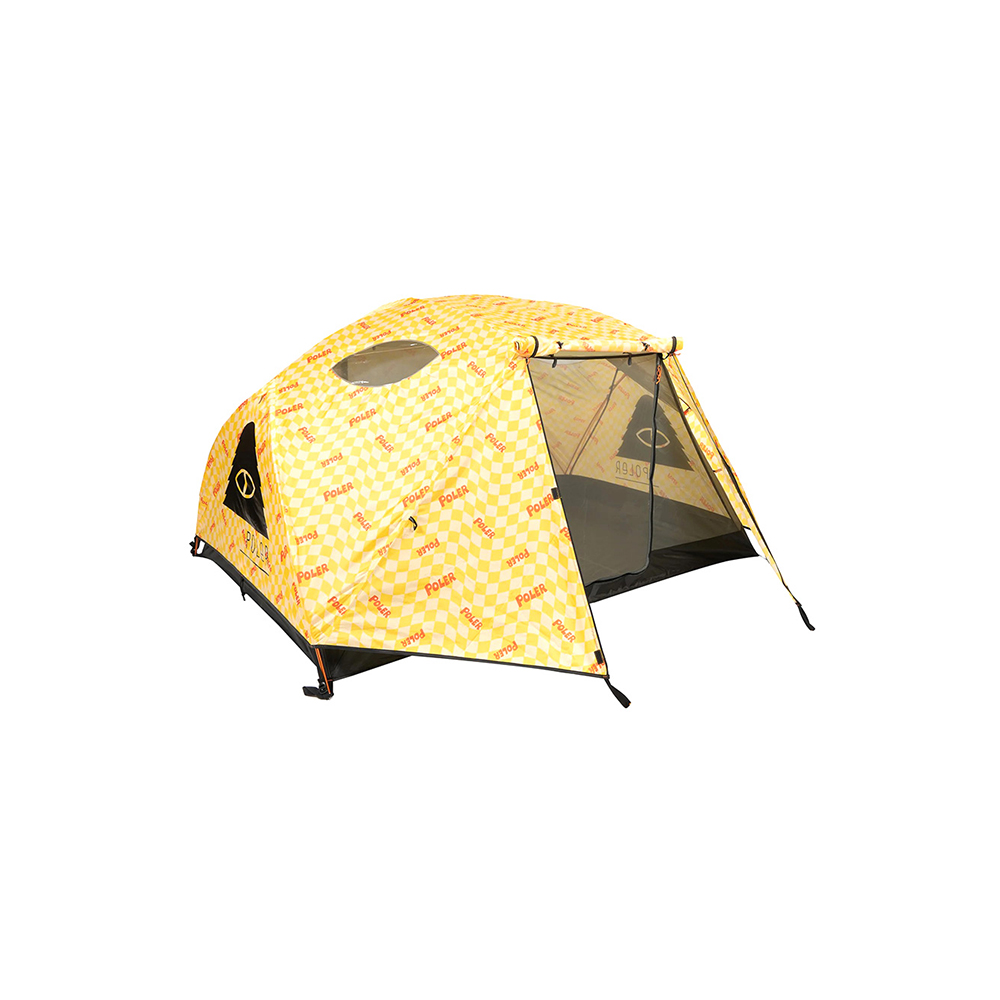 TWO MAN TENT WAVY CHECK YELLOW