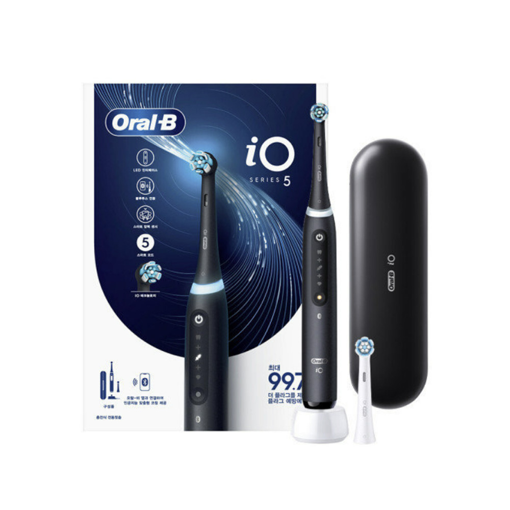 iO 시리즈 마이크로 전동칫솔 IO5 BLACK