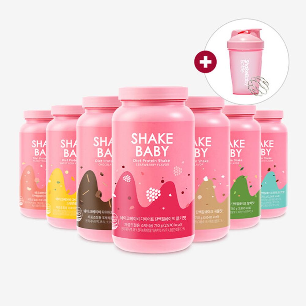 락토컷 단백질 쉐이크 630g + 증정(핑크보틀)