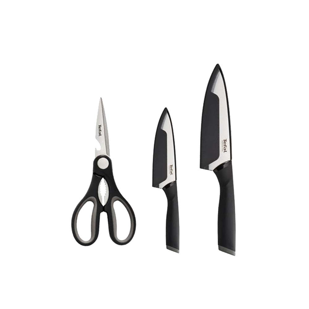 콜렉션 칼가위 3종 세트 (식도 15cm + 과도 9cm + 주방가위)