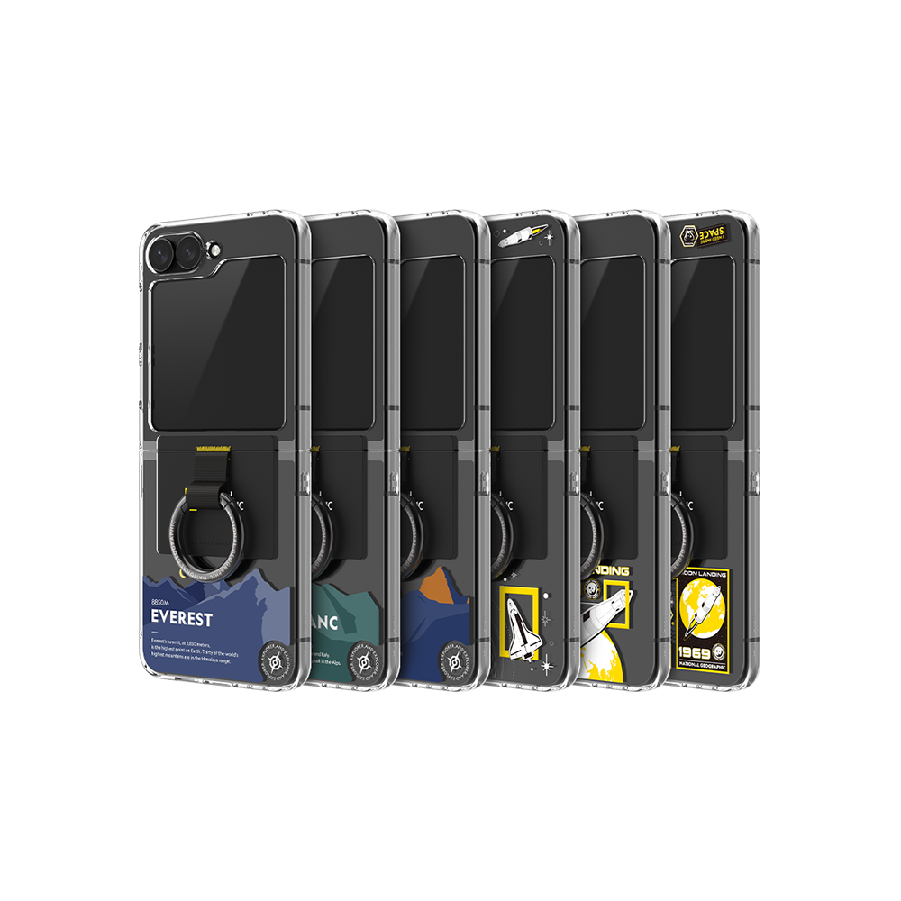 링스트랩 크리스탈 케이스 - 갤럭시Z플립7 6 5 4