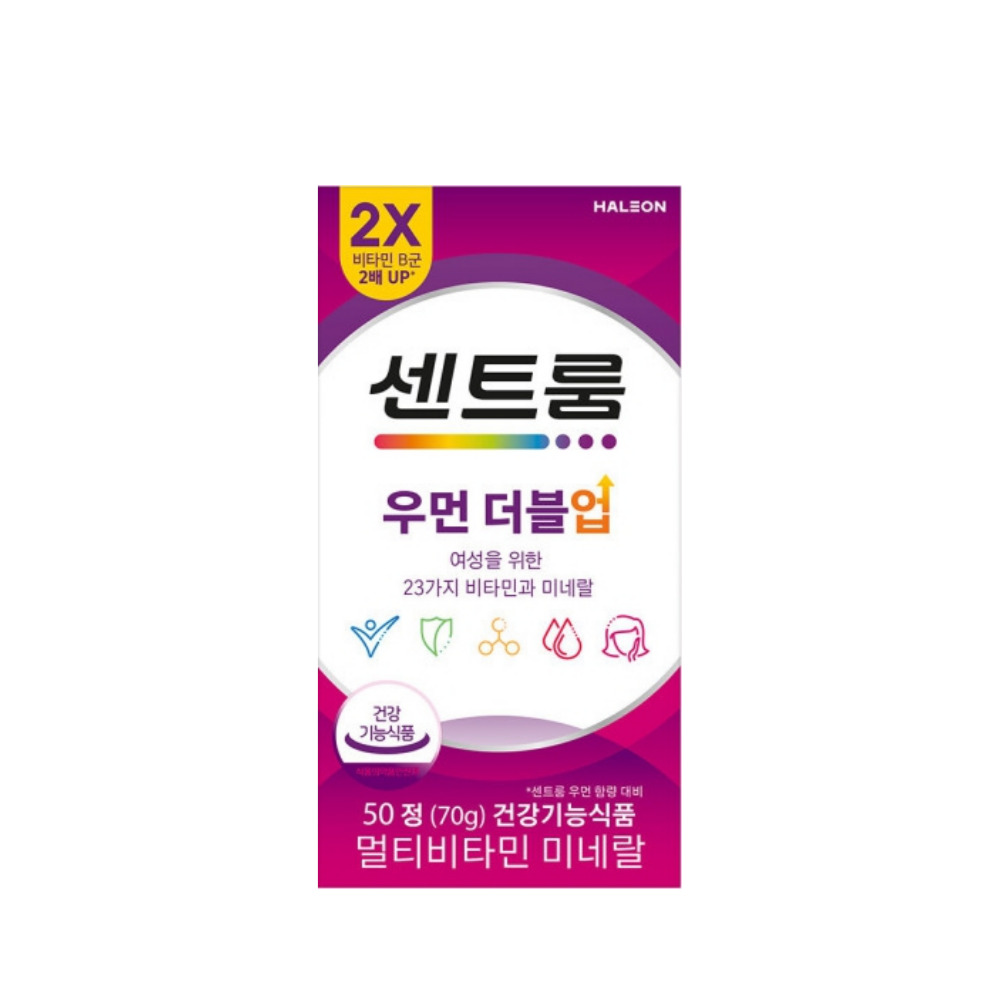 우먼 더블업 멀티비타민 미네랄 (50정/50일분) x 1개 / 여성 비타민