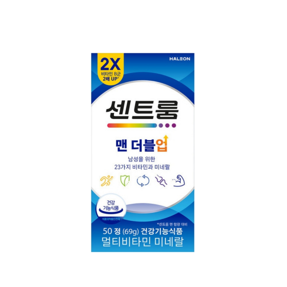맨 더블업 멀티비타민 미네랄 (50정/50일분) x 1개 / 남성 비타민
