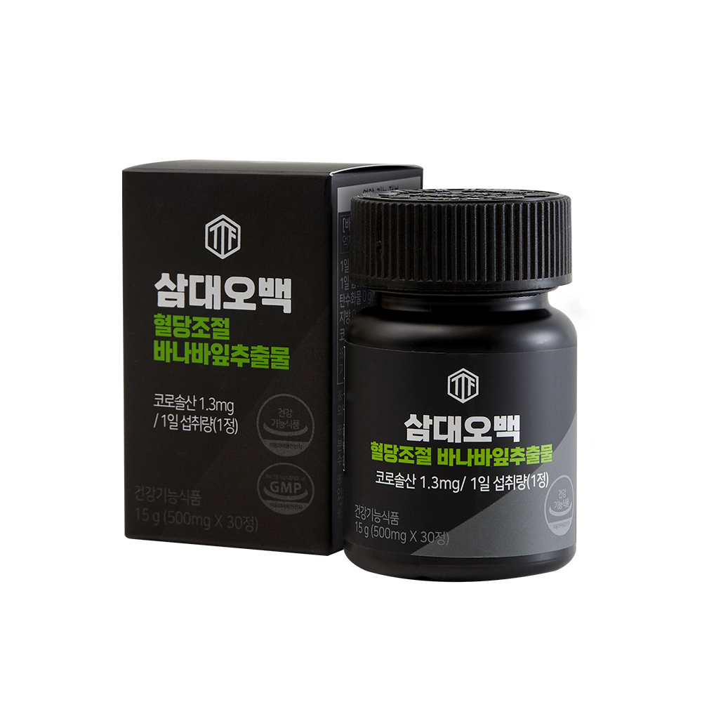 혈당조절 바나바잎 추출물 코로솔산 30정x2박스