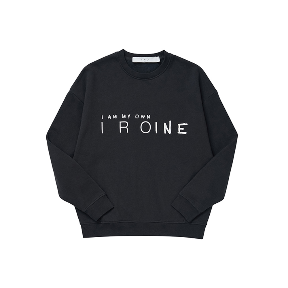 TULLI 로고 프린트 여성 맨투맨