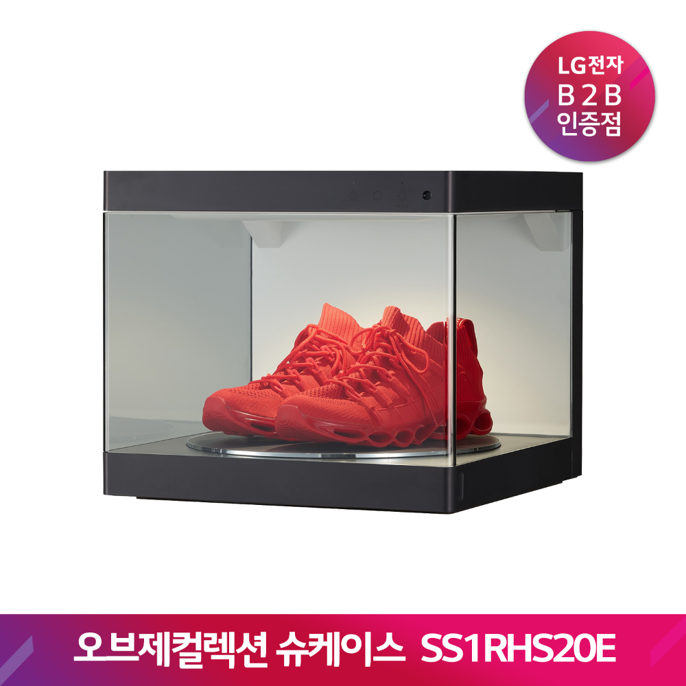 LG 오브제컬렉션 스타일러 슈케이스 SS1RHS20E(1켤레/그라파이트)