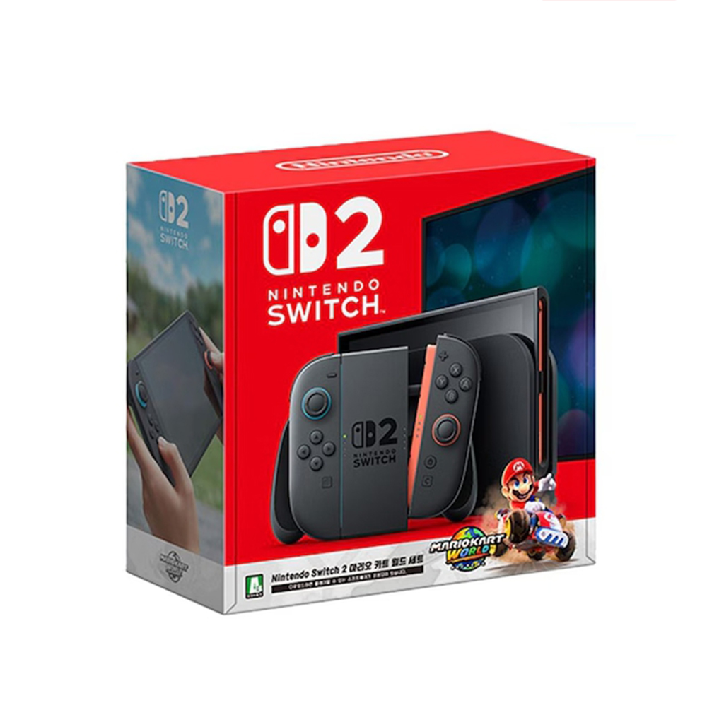 스위치2 마리오 카트 월드 + 악세사리 6종 패키지
