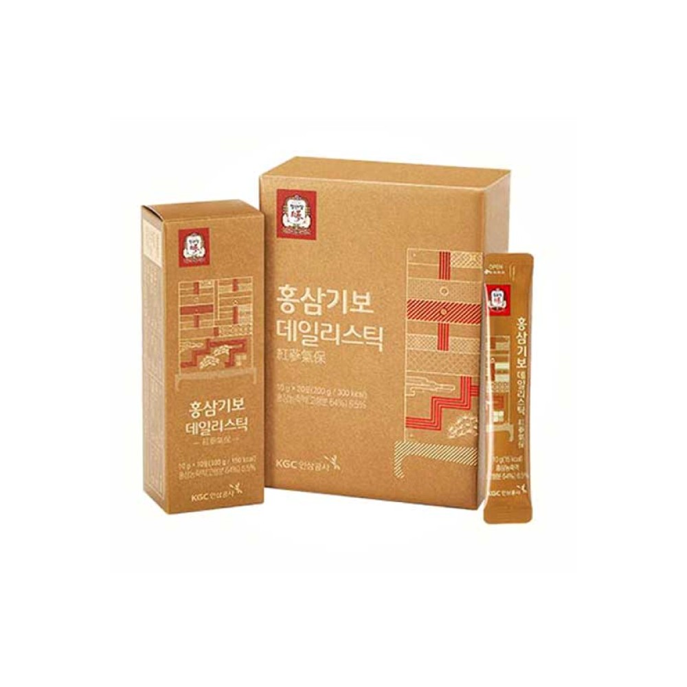 홍삼기보 데일리스틱 10ml x 20포 + 쇼핑백 포함