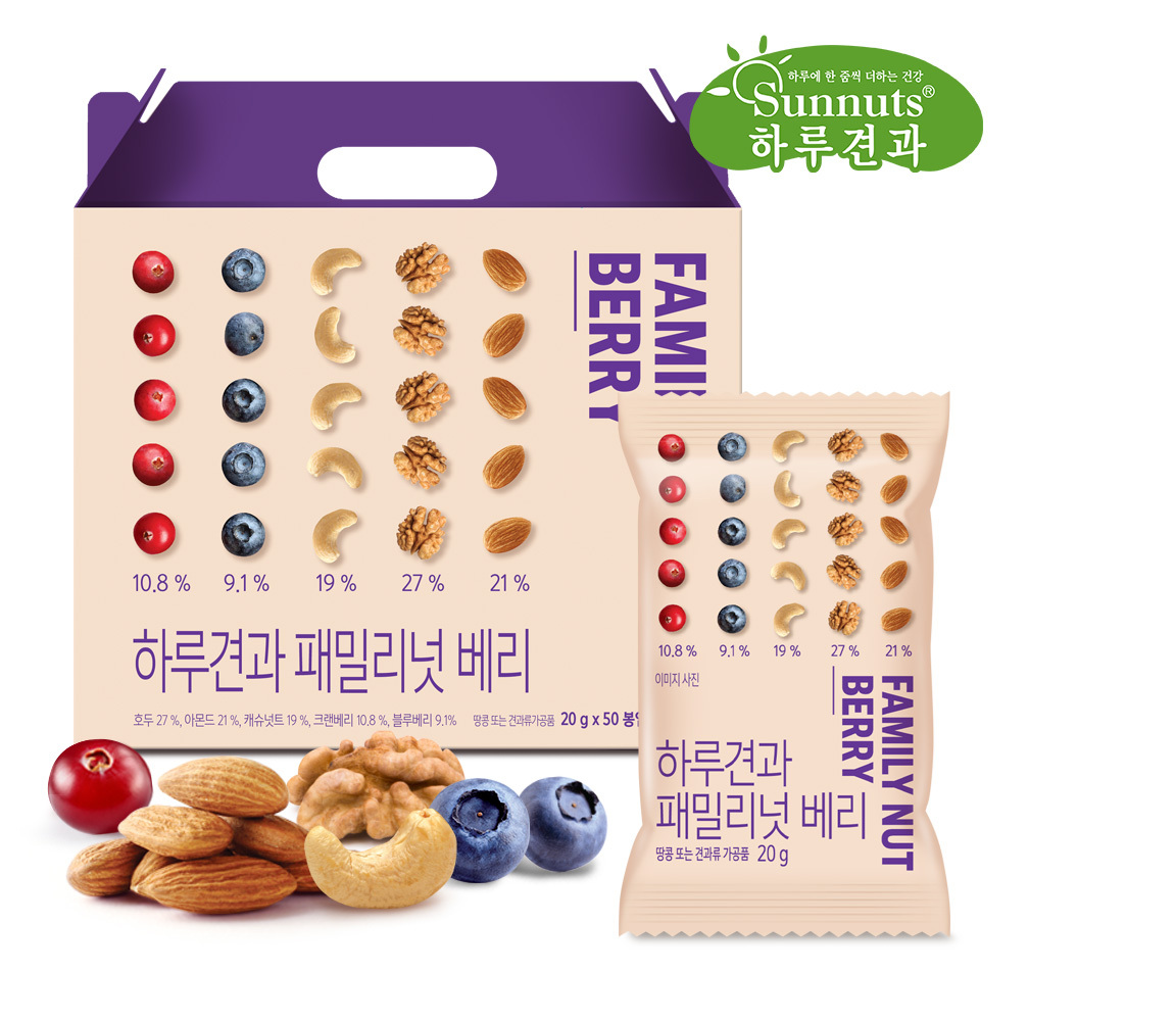 하루견과 패밀리넛베리 50입 세트