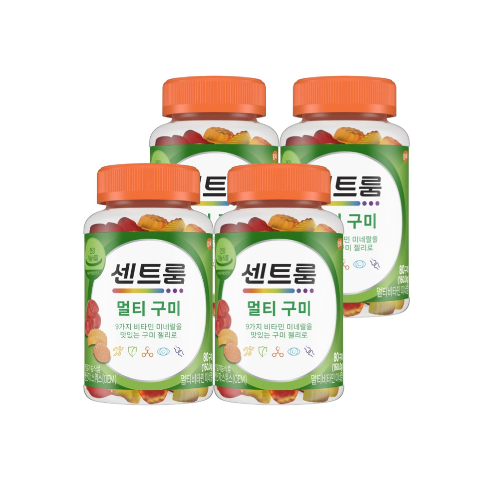 멀티비타민 미네랄 구미 80정 x 4개