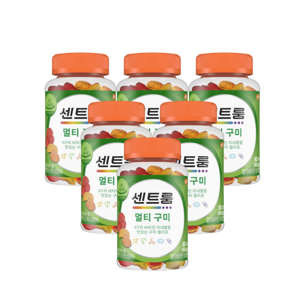 멀티비타민 미네랄 구미 80정 x 6개