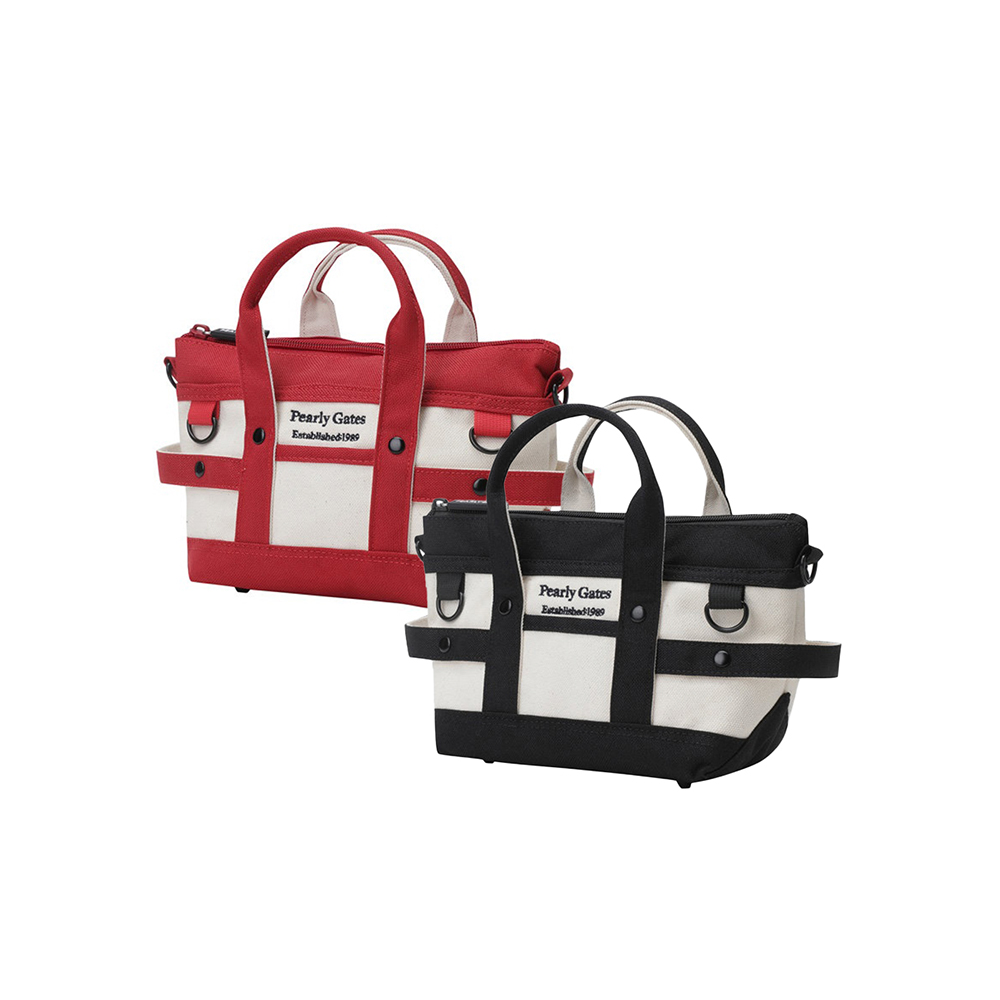 공용 배색 캔버스 페이퍼 투웨이 토트백  (택1)