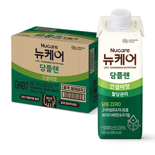 뉴케어 당플랜 혈당관리 인절미맛 30팩(200ml/200kcal)