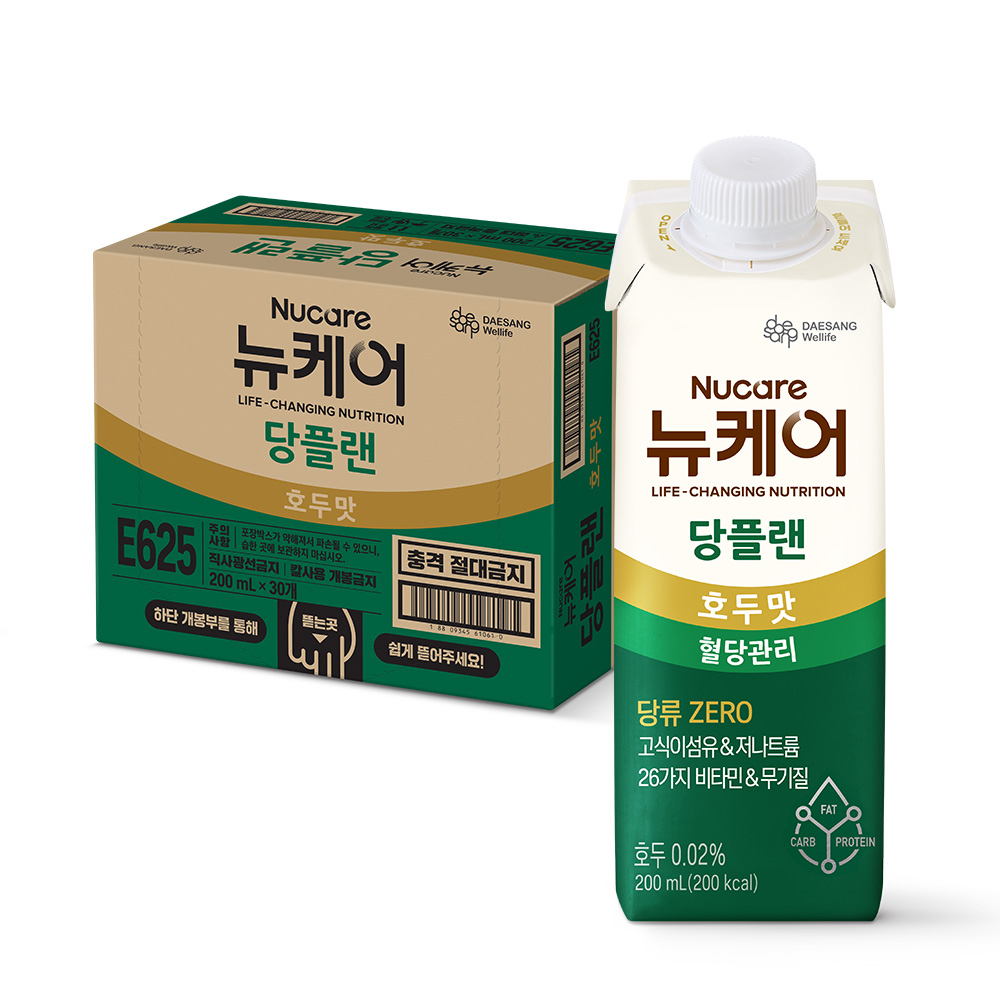 뉴케어 당플랜 혈당관리 호두맛 30팩(200ml/200kcal)