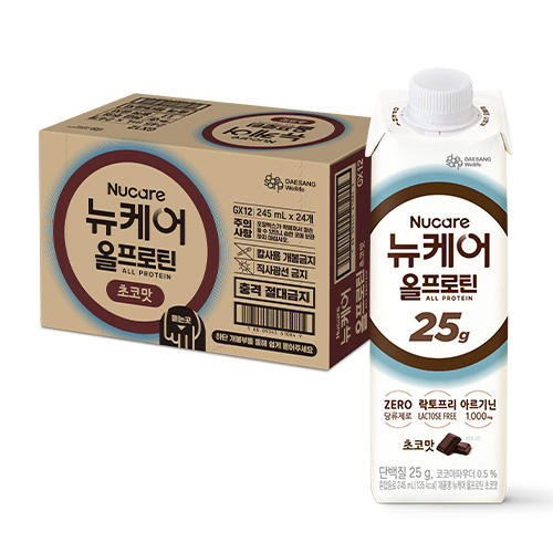 뉴케어 올프로틴 25g 초코맛 24팩(245ml/135kcal)