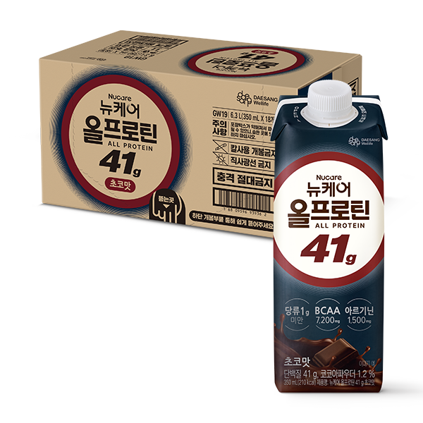 뉴케어 올프로틴 41g 초코맛 18팩(350ml/210kcal)