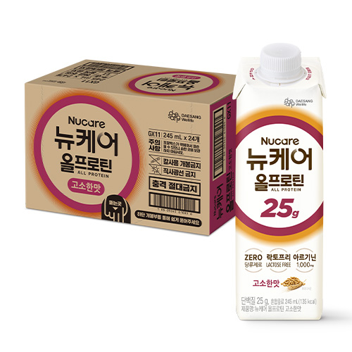 뉴케어 올프로틴 25g 고소한맛 24팩(245ml/135kcal)