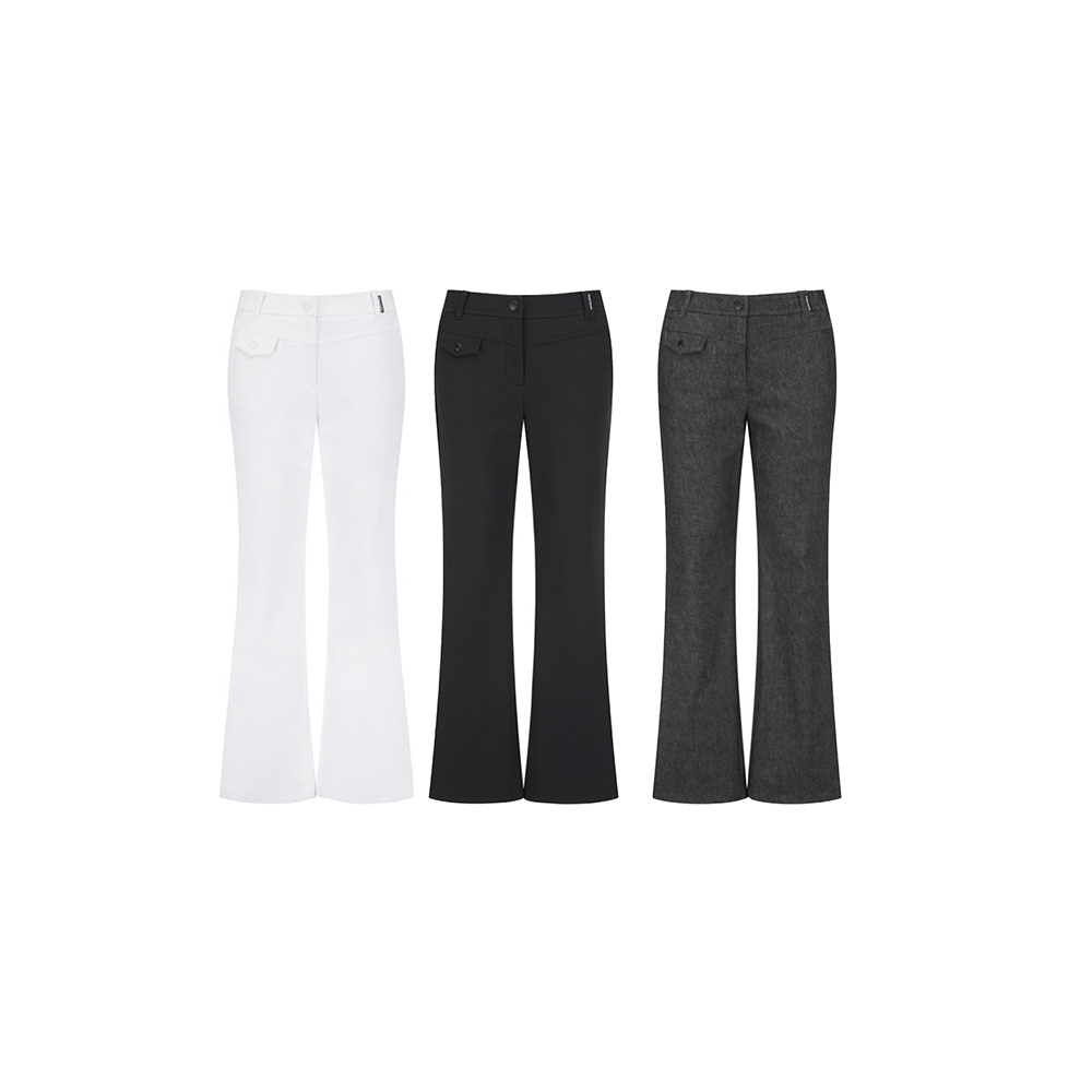 여성 인밴딩 세미 부츠컷 팬츠 볼케이스 (택1)