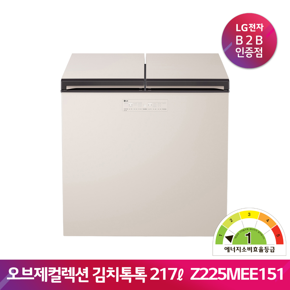 LG DIOS 오브제컬렉션 김치톡톡 김치냉장고 Z225MEE151(217L/베이지)