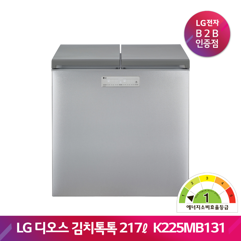 LG DIOS 김치톡톡 김치냉장고 K225MB131(217L/몽블랑 네이처)
