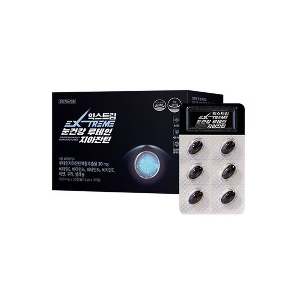 눈건강 루테인지아잔틴 500mg 90캡슐, 3개월분