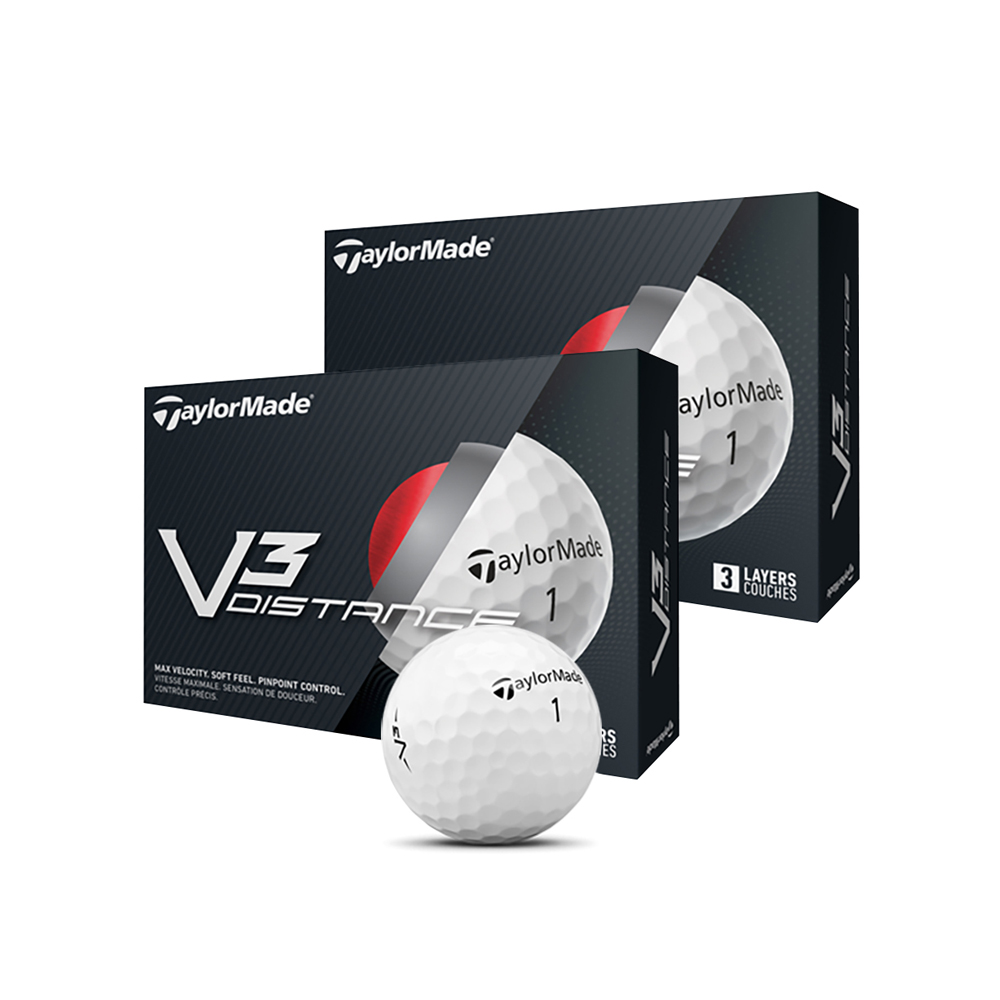 V3 DISTANCE 3피스 골프공 (12구) x 2더즌