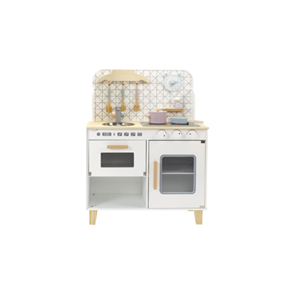 원목 주방놀이 스칸디 화이트