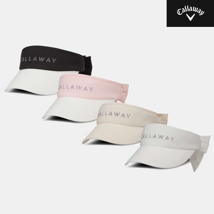 2026 캘러웨이 크리스탈 바이저/썬캡 모자[여성용][4COLORS]