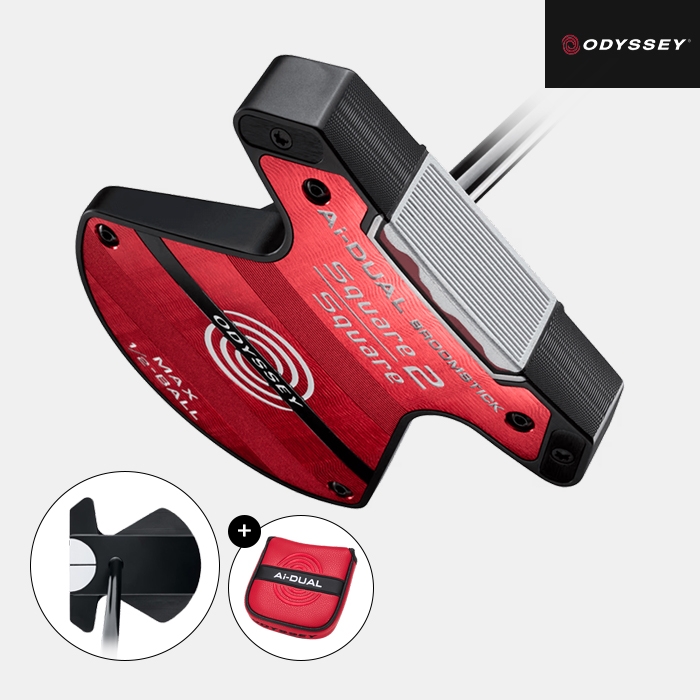 2026 캘러웨이 오디세이 AI 듀얼 스퀘어 2 스퀘어 맥스 브룸스틱 퍼터[1 2BALL]