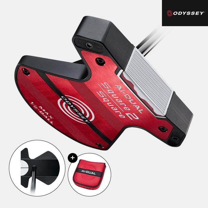 2026 캘러웨이 오디세이 AI 듀얼 스퀘어 2 스퀘어 맥스 퍼터[말렛형][1 2BALL]