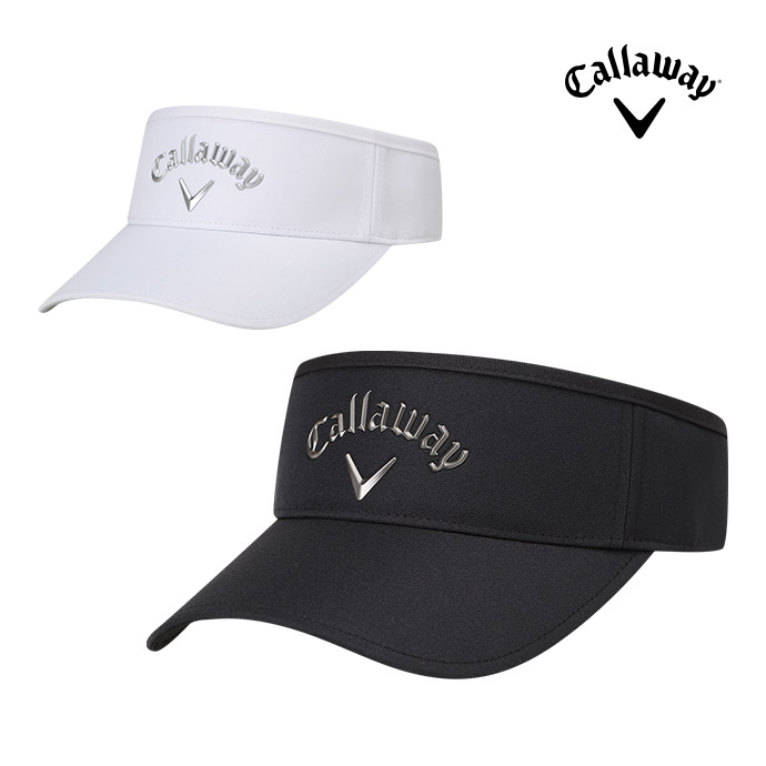 2026 캘러웨이 메탈 바이저/썬캡 모자[남성용][2COLORS]