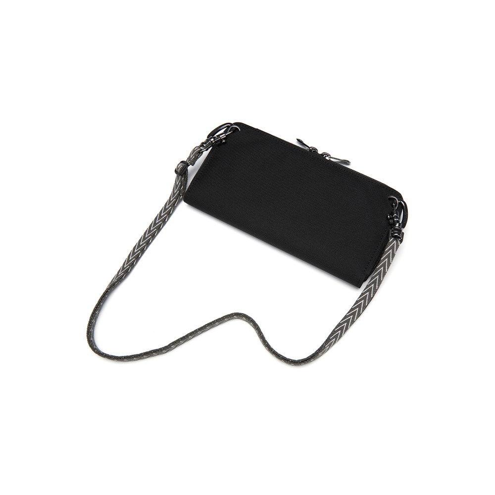 RFID세이프 콘티넨탈 지갑 + 크로스스트랩 (3컬러 택1)